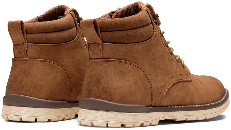 Vostey Men's Hiking Boots Waterproof Casual Chukka Boots for Men(BMY670B Yellow Brown 15) - Image 3